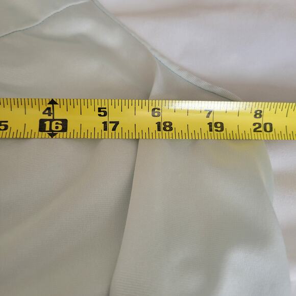 Vintage Gilead Women Blue Nightgown Robe Set – Size L – Satin Floral Embroidery - Picture 10 of 11